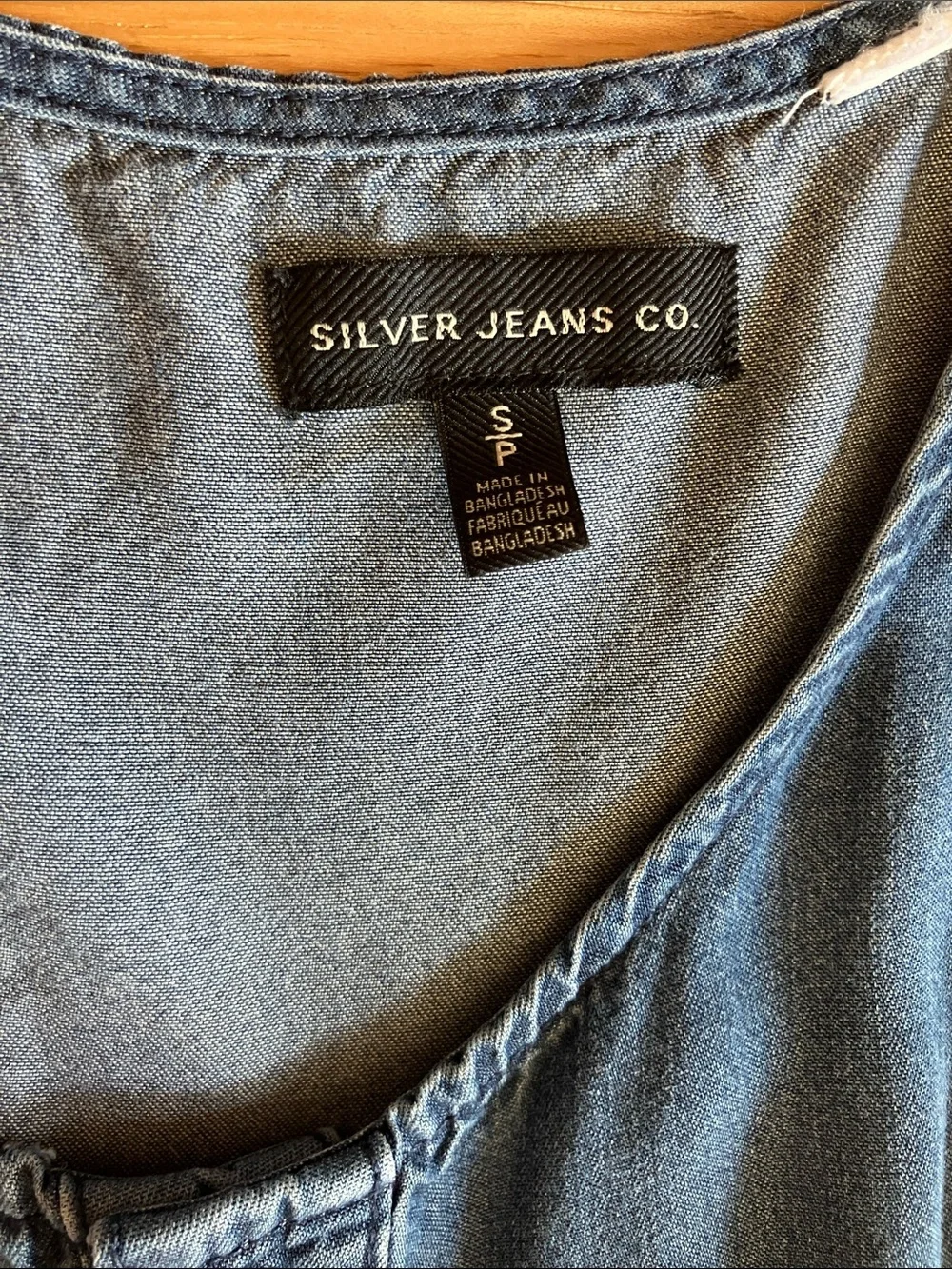 Silver Jeans Blue Sleeveless Denim Jumpsuit